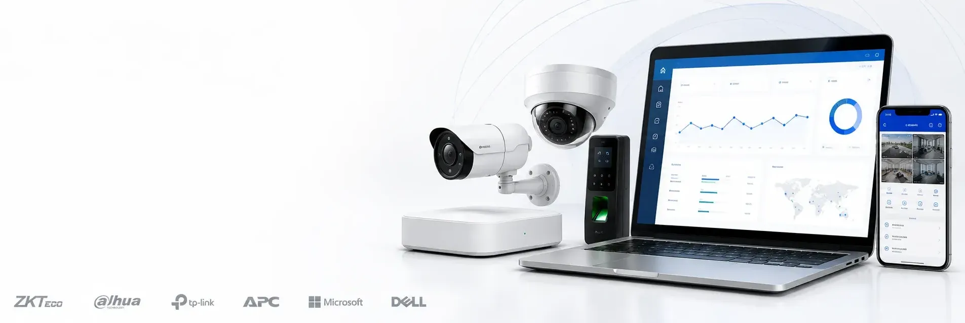 Soluciones de seguridad electrónica, automatización y software